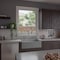 Alfi Brand Gray Matte Smooth Apron 33" x 18" Single Bowl Fireclay Farm Sink ABF3318S-GM - alternate 4